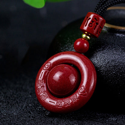 Cinnabar pendants
